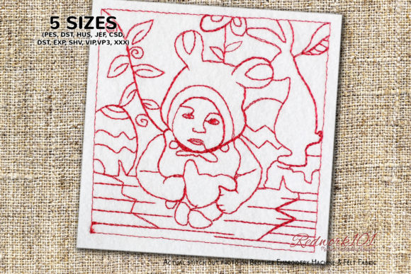 Baby Dressing Like Bunny: A Festive Embroidery Design Review