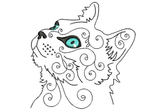 Cat 2: A Versatile Embroidery Design