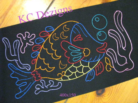Colourline Fish 03 Embroidery Design Review