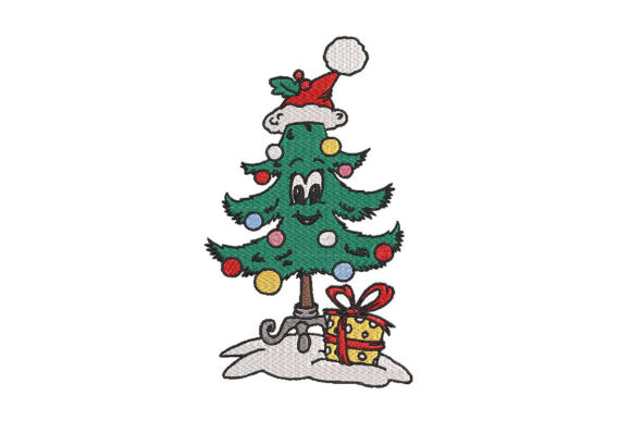 Cute Colorful Smiling Christmas Tree Review