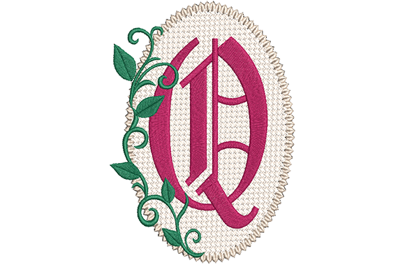 Olde English Monogram Letter Q Review for Apparel Projects