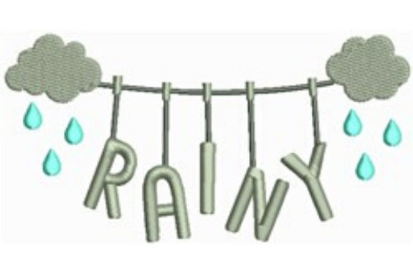 Rainy Clothesline Embroidery Review