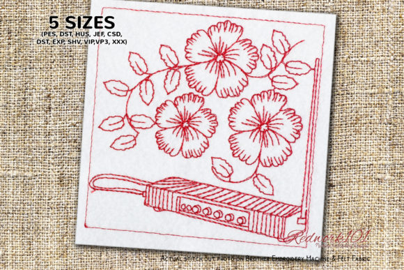 Theremin Lineart Embroidery Review for Apparel Projects